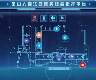 蘭亭妙微ui設計-法院智能警務綜合指揮平臺大屏UI設計（保密）