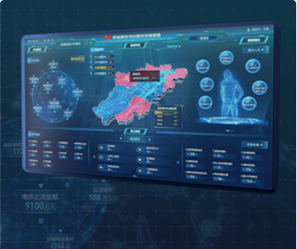 蘭亭妙微ui設計-杭州市公安局建黨100周年安保維穩大屏界面設計
