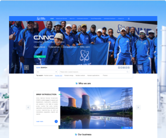 核能集團英文門戶網(wǎng)站改版設(shè)計